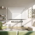 KEF XIO 5.1.2 channel Dolby Atmos DTS:X Surround Soundbar with HDMI eARC (Silver Grey)
