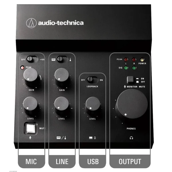 Audio-Technica AT-UMX3 USB Audio Interface