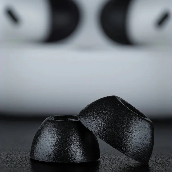 Comply TrueGrip MAX Foam Ear Tips for Apple Airpods Pro Generation 1 & 2 - Black