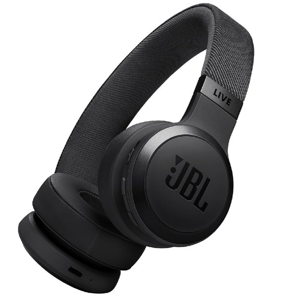 JBL Live 670NC Wired/Wireless Bluetooth Noise-Cancelling On-Ear Headphone with Mic - Black JBL Live 670NC Wired/Wireless Bluetooth Noise-Cancelling On-Ear Headphone with Mic - Black