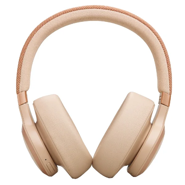 JBL Live 770NC Wired/Wireless Bluetooth Noise-Cancelling Over-Ear Headphone with Mic - Sandstone