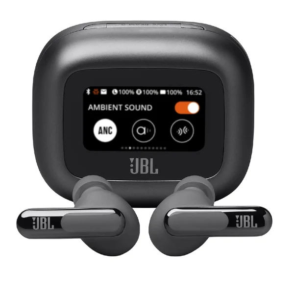 JBL Live Beam 3 True Wireless Bluetooth Noise-Cancelling In-Ear Earphone with Mic - Black