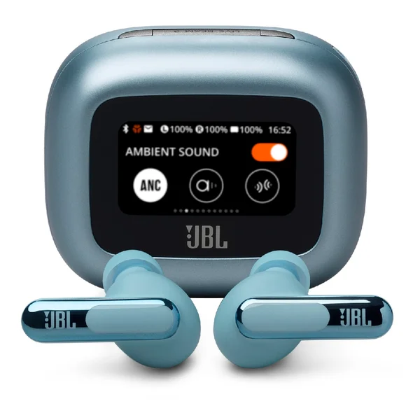 JBL Live Beam 3 True Wireless Bluetooth Noise-Cancelling In-Ear Earphone with Mic - Blue