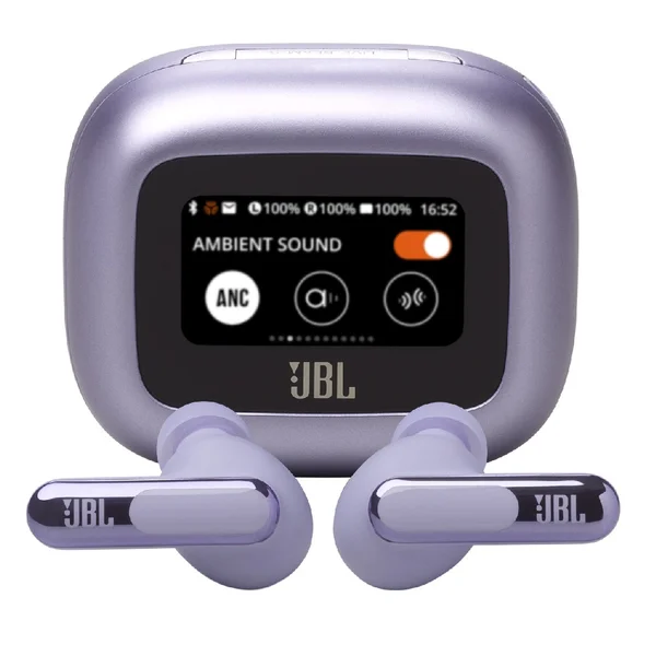 JBL Live Beam 3 True Wireless Bluetooth Noise-Cancelling In-Ear Earphone with Mic - Purple