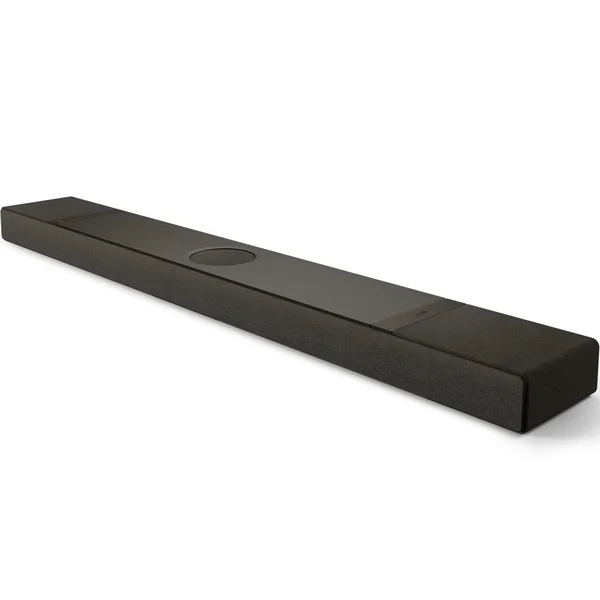 KEF XIO 5.1.2-channel Dolby Atmos, DTS:X Multi-Room Wireless Bluetooth/WiFi Network Soundbar Speaker (with HDMI) - Slate Black