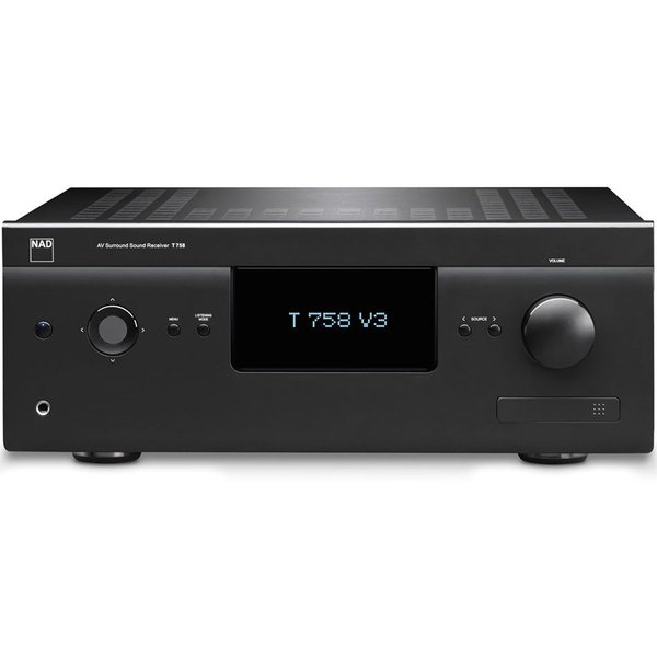 NAD T 758 V3i MQA 7.1 Channel 4K Hi-Fi Network AV Receiver (with Dolby Atmos, DTS:X) NAD T 758 V3i MQA 7.1 Channel 4K Hi-Fi Network AV Receiver (with Dolby Atmos, DTS:X)