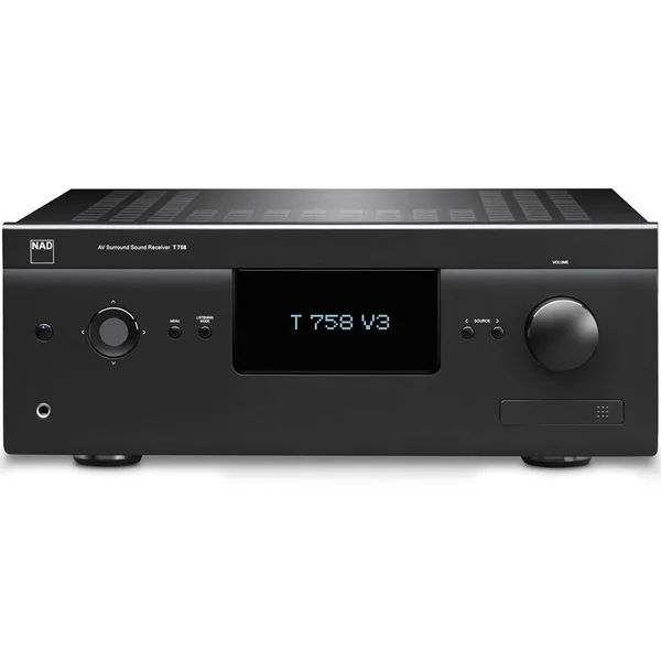NAD T 758 V3i MQA 7.1 Channel 4K Hi-Fi Network AV Receiver (with Dolby Atmos, DTS:X)