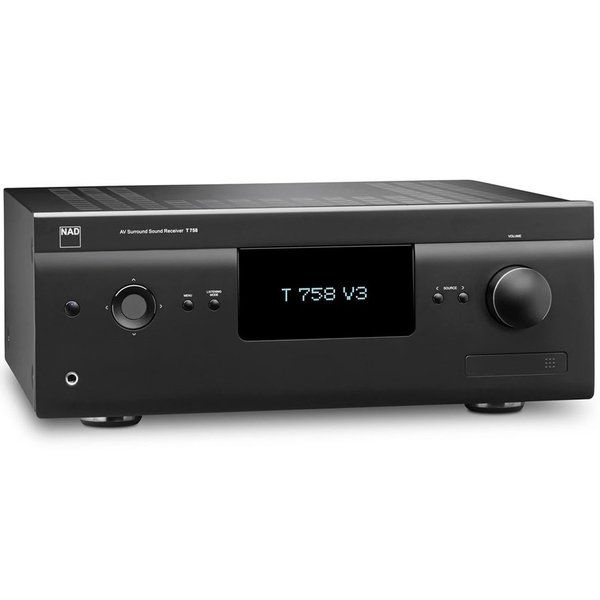 NAD T 758 V3i MQA 7.1 Channel 4K Hi-Fi Network AV Receiver (with Dolby Atmos, DTS:X) NAD T 758 V3i MQA 7.1 Channel 4K Hi-Fi Network AV Receiver (with Dolby Atmos, DTS:X)