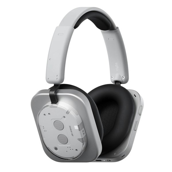 Nothing Headphone (1) Wired/Wireless Bluetooth Noise-Cancelling Over-Ear Headphone with Mic - White Nothing Headphone (1) Wired/Wireless Bluetooth Noise-Cancelling Over-Ear Headphone with Mic - White
