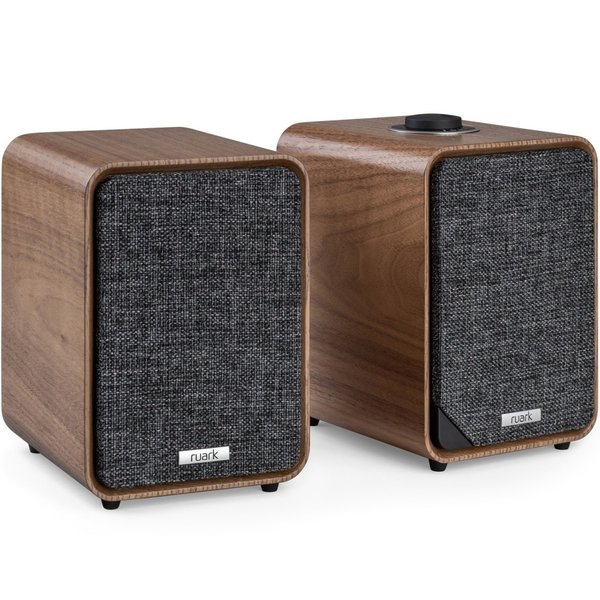 Ruark MR1 Mk3 Wireless Bluetooth Desktop Bookshelf Speakers (with Phono) - Rich Walnut Veneer Ruark MR1 Mk3 Wireless Bluetooth Desktop Bookshelf Speakers (with Phono) - Rich Walnut Veneer