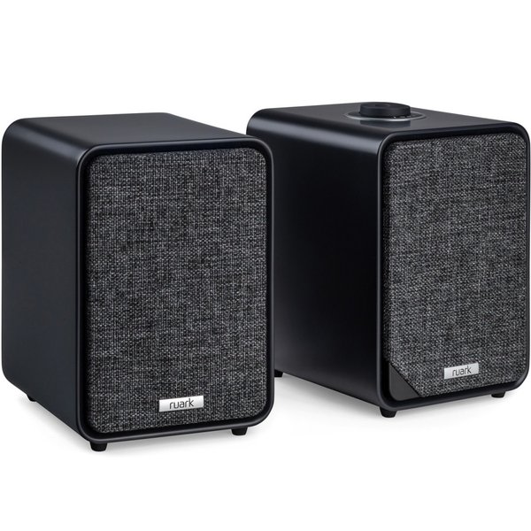 Ruark MR1 Mk3 Wireless Bluetooth Desktop Bookshelf Speakers (with Phono) - Satin Charcoal Lacquer Ruark MR1 Mk3 Wireless Bluetooth Desktop Bookshelf Speakers (with Phono) - Satin Charcoal Lacquer