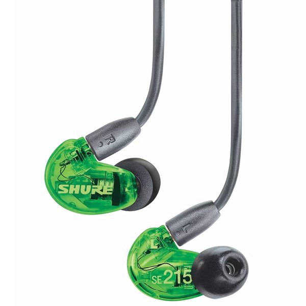 Shure SE215 Pro In-Ear Earphone - Green Shure SE215 Pro In-Ear Earphone - Green