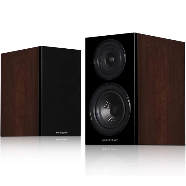 Wharfedale Diamond 12.0 2-Way Passive Desktop Bookshelf Speakers - Walnut Pearl