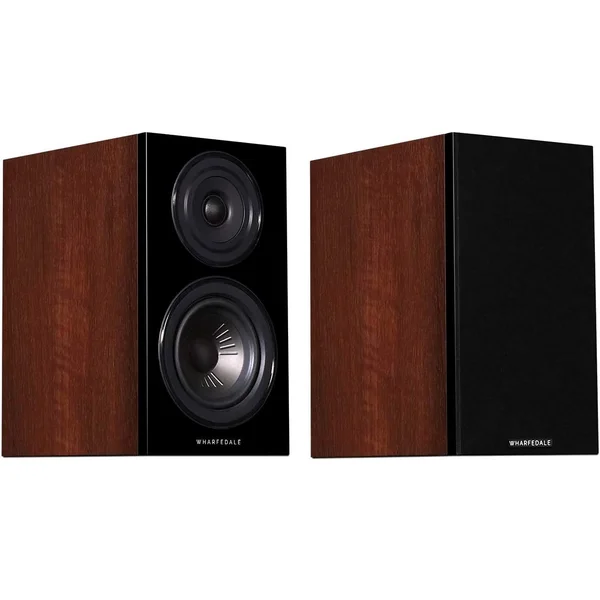Wharfedale Diamond 12.0 2-Way Passive Desktop Bookshelf Speakers - Walnut Pearl