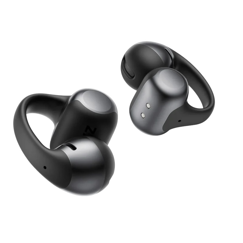 SHOKZ ワイヤレスイヤホン OPEN DOTS ONE ブラック SHOKZ OpenDots ONE Open Ear Headphones, Premium Dolby Audio 6.5g