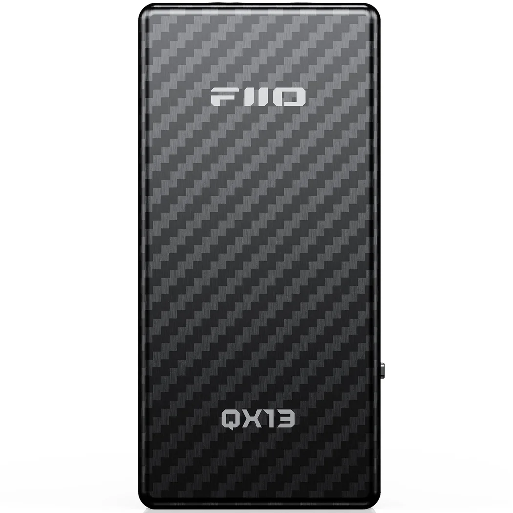 FiiO QX13 portable & desktop USB Type-C mobile DAC & headphone amplifier (Carbon Fibre Black)