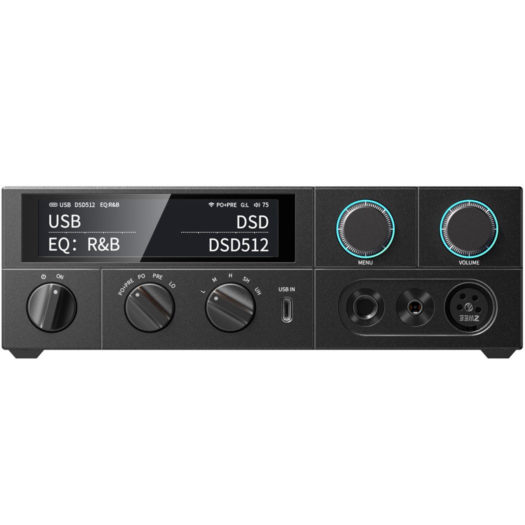 FiiO K15 MQA Wireless Bluetooth/WiFi Network Streamer, Desktop DAC & Headphone Amplifier - Black