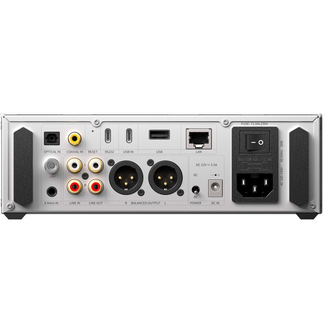 FiiO K15 MQA Wireless Bluetooth/WiFi Network Streamer, Desktop DAC & Headphone Amplifier - Silver