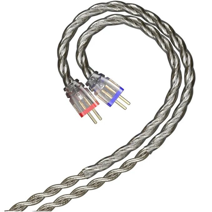 FiiO LS-TC2 4-Core Litz 0.78mm 2-Pin Silver-Plated Copper USB-C Upgrade Cable with Mic