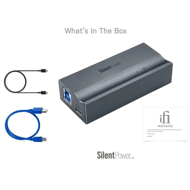 iFi SilentPower USB iPurifier Pro USB Noise Filter with Galvanic Isolation