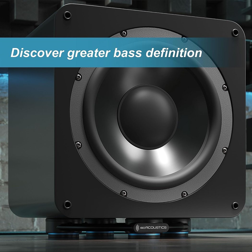 IsoAcoustics Aperta SUB XL Acoustic Isolation Desktop/Floor Stand for Large Subwoofers