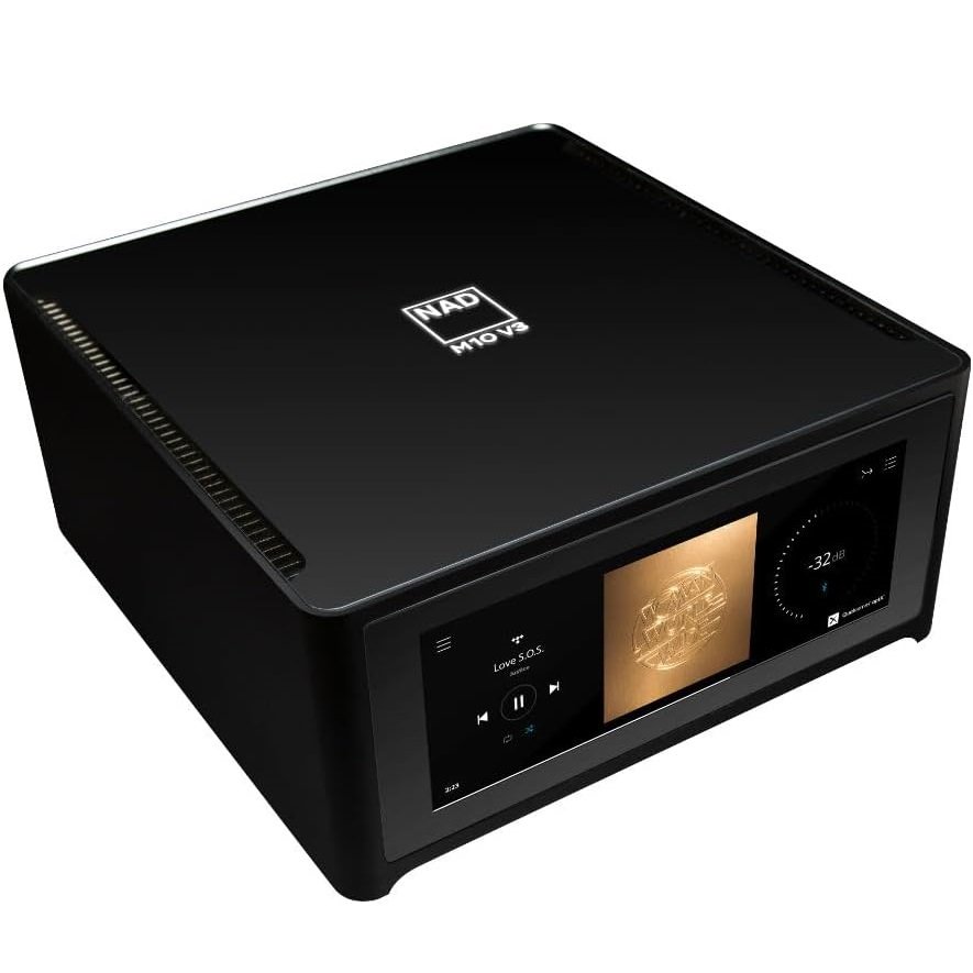 NAD M10 V3 MQA Multi-Room Wireless Bluetooth/WiFi Network Integrated Amplifier (with HDMI & Phono)