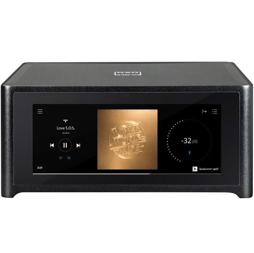 NAD M10 V3 MQA Multi-Room Wireless Bluetooth/WiFi Network Integrated Amplifier (with HDMI & Phono)