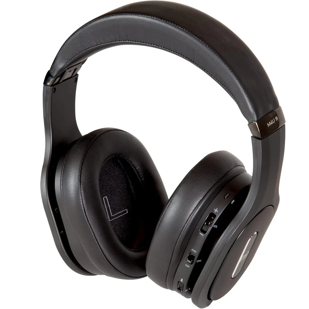 PSB Speakers M4U 9 Noise-Cancelling Wireless Bluetooth Over-Ear Headphone with Mic