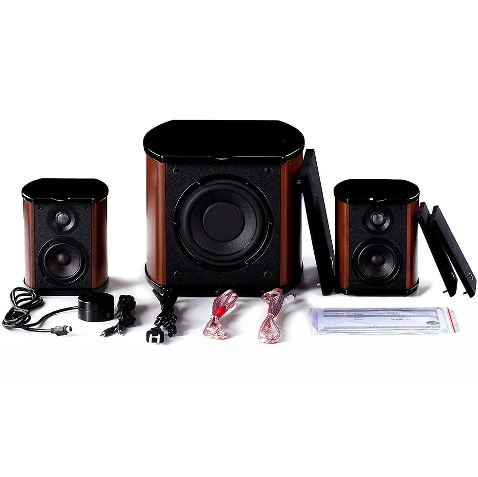Swan M50WMKIII Wireless Bluetooth 2.1 Bookshelf Speaker System