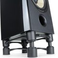 IsoAcoustics Aperta200 Isolation Desktop Speaker Stands for Large Sized Speakers (Pair) - Black