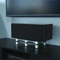 IsoAcoustics Aperta300 Isolation Desktop Speaker Stands for Centre Speakers - Silver