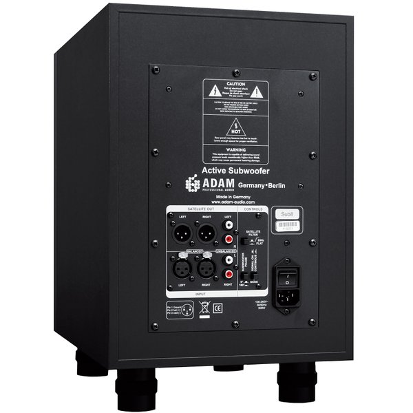 ADAM Audio Sub8 8.5-inch (8.5") Studio Monitoring Powered Subwoofer ADAM Audio Sub8 8.5-inch (8.5") Studio Monitoring Powered Subwoofer