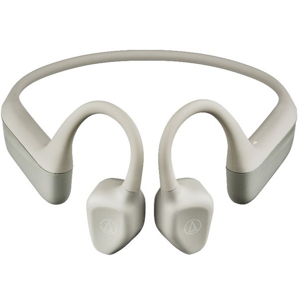 Audio-Technica ATH-CC500BT2 Wireless Bluetooth Bone Conduction Headphone with Mic - Beige Audio-Technica ATH-CC500BT2 Wireless Bluetooth Bone Conduction Headphone with Mic - Beige