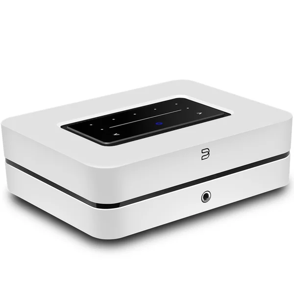 Bluesound POWERNODE (2025) MQA Digital DAC, Multi-Room Wireless Bluetooth/WiFi Network Streamer & Integrated Amplifier - White