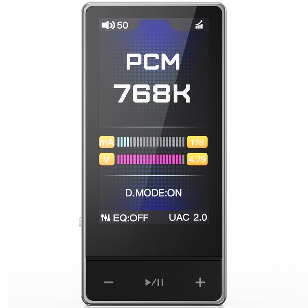 FiiO QX13 MQA Type-C to 3.5mm/4.4mm Balanced S/PDIF Coaxial Interface Portable USB DAC & Headphone Amplifier Adapter - Titanium