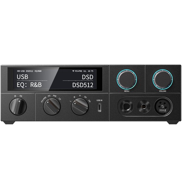 FiiO K15 MQA Wireless Bluetooth/WiFi Network Streamer, Desktop DAC & Headphone Amplifier - Black