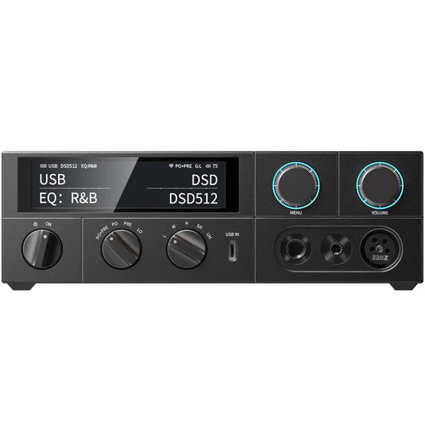 FiiO K15 MQA Wireless Bluetooth/WiFi Network Streamer, Desktop DAC & Headphone Amplifier - Black
