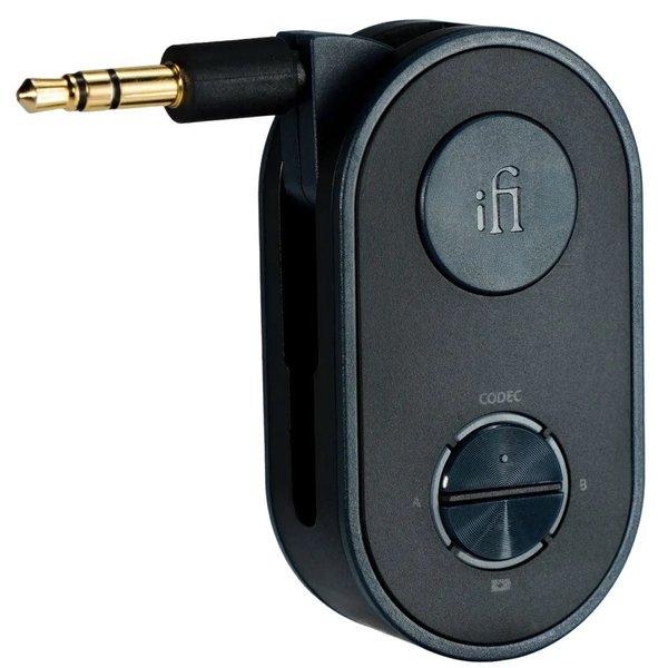 iFi UP Travel Wireless Bluetooth Airplane Flight Transmitter & AUX Receiver In-Car Mode Transceiver Adapter - Black iFi UP Travel Wireless Bluetooth Airplane Flight Transmitter & AUX Receiver In-Car Mode Transceiver Adapter - Black
