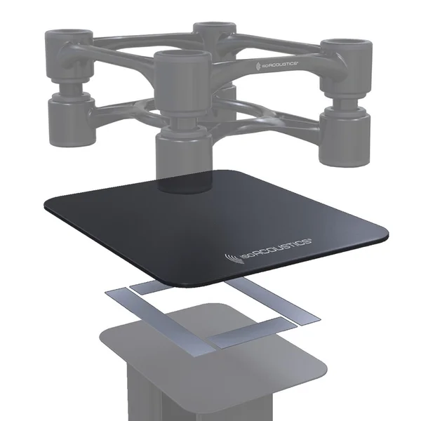 IsoAcoustics Aperta Plates Extension Support Platform for Aperta and ISO-155 (Pair) - Black