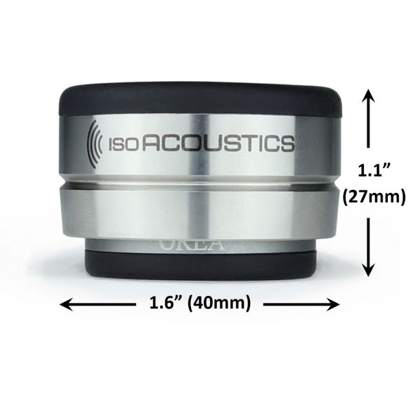 IsoAcoustics OREA Graphite Desktop/Floor Acoustic Isolators (1 unit/pack) IsoAcoustics OREA Graphite Desktop/Floor Acoustic Isolators (1 unit/pack)