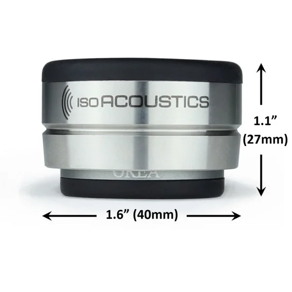 IsoAcoustics OREA Graphite Desktop/Floor Acoustic Isolators (1 unit/pack)