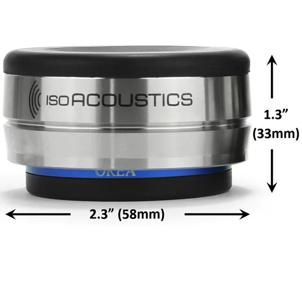 IsoAcoustics OREA Indigo Desktop/Floor Acoustic Isolators (1 unit/pack)