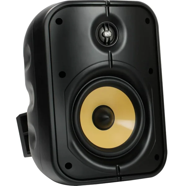 PSB CS500 Universal Indoor-Outdoor Weatherproof Passive Wall Mounted Speakers - Black