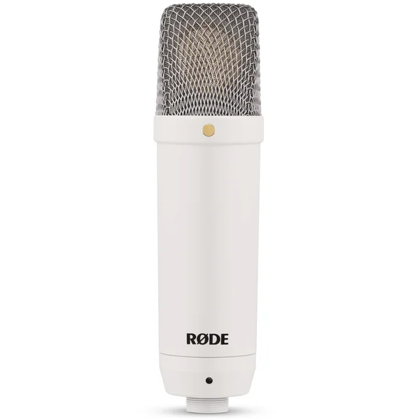 RODE NT1 Signature Cardioid Condenser XLR Microphone with SM6 Shock Mount & Pop Filter - White