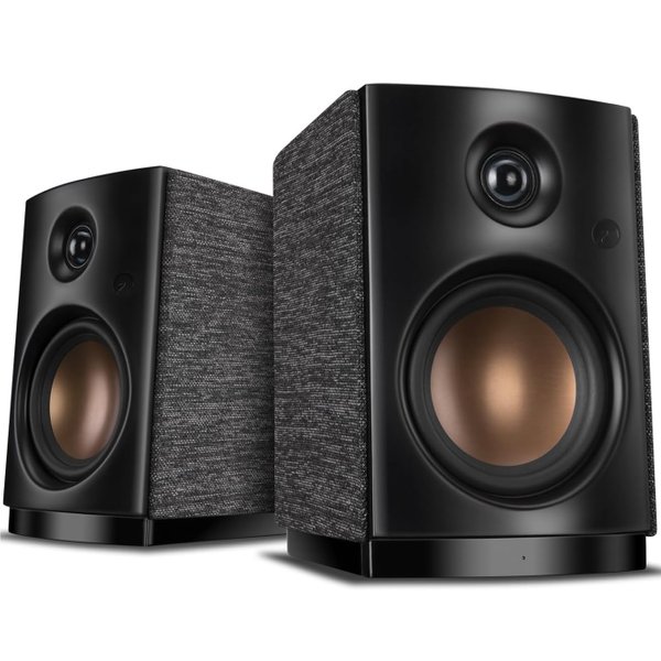 Swan OS-10 Wireless Bluetooth Desktop Bookshelf Speakers - Black Swan OS-10 Wireless Bluetooth Desktop Bookshelf Speakers - Black