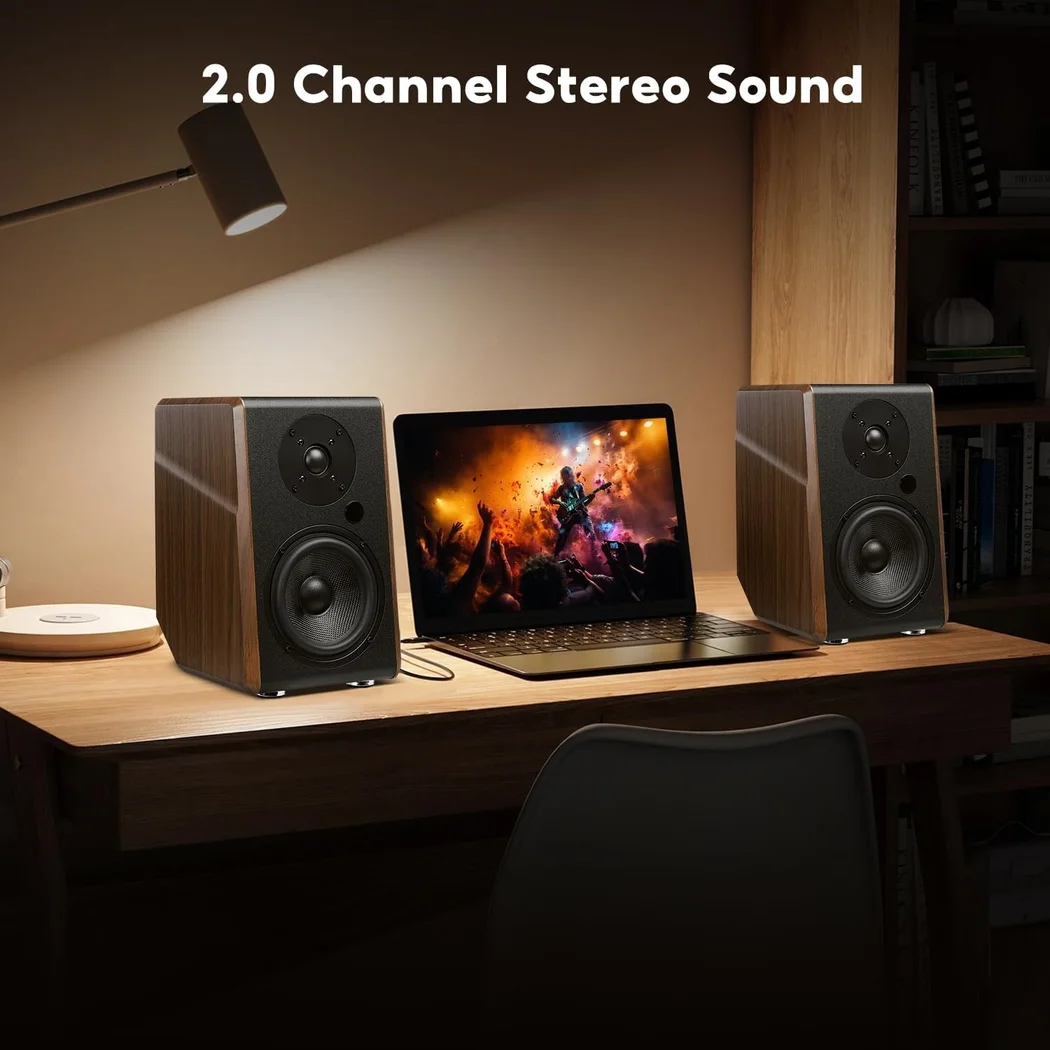 AIYIMA S700 Wireless Bluetooth Desktop Bookshelf Speakers (with HDMI)