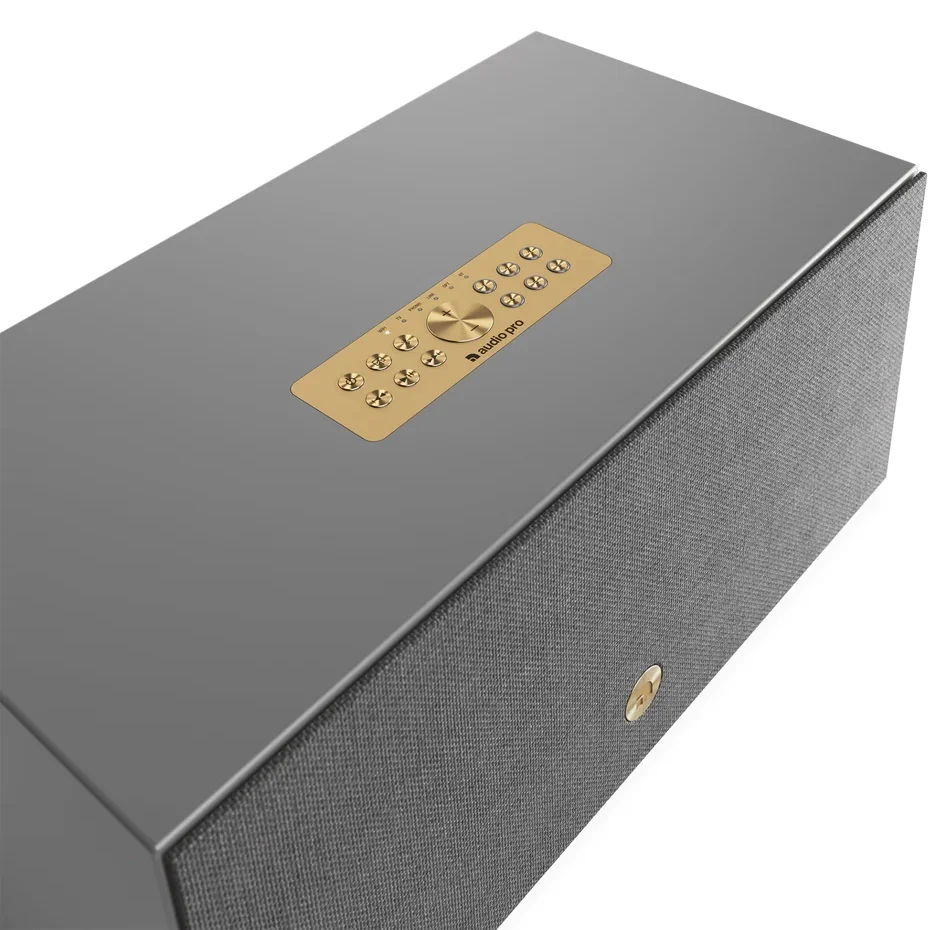 Audio Pro C20 W Multi-Room Wireless Bluetooth WiFi Network Desktop Speaker HDMI ARC Phono Built-inGrey