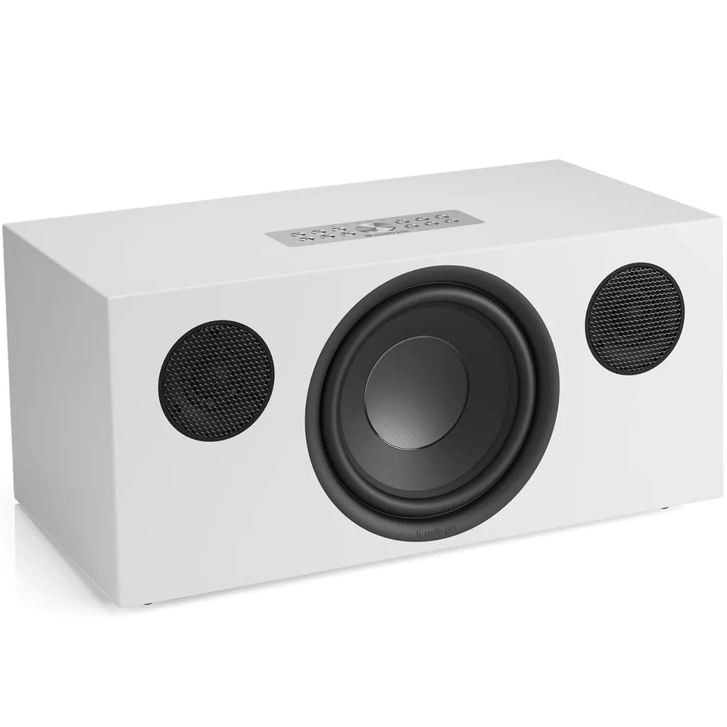 Audio Pro C20 W Multi-Room Wireless Bluetooth WiFi Network Desktop Speaker HDMI ARC Phono Built-in White