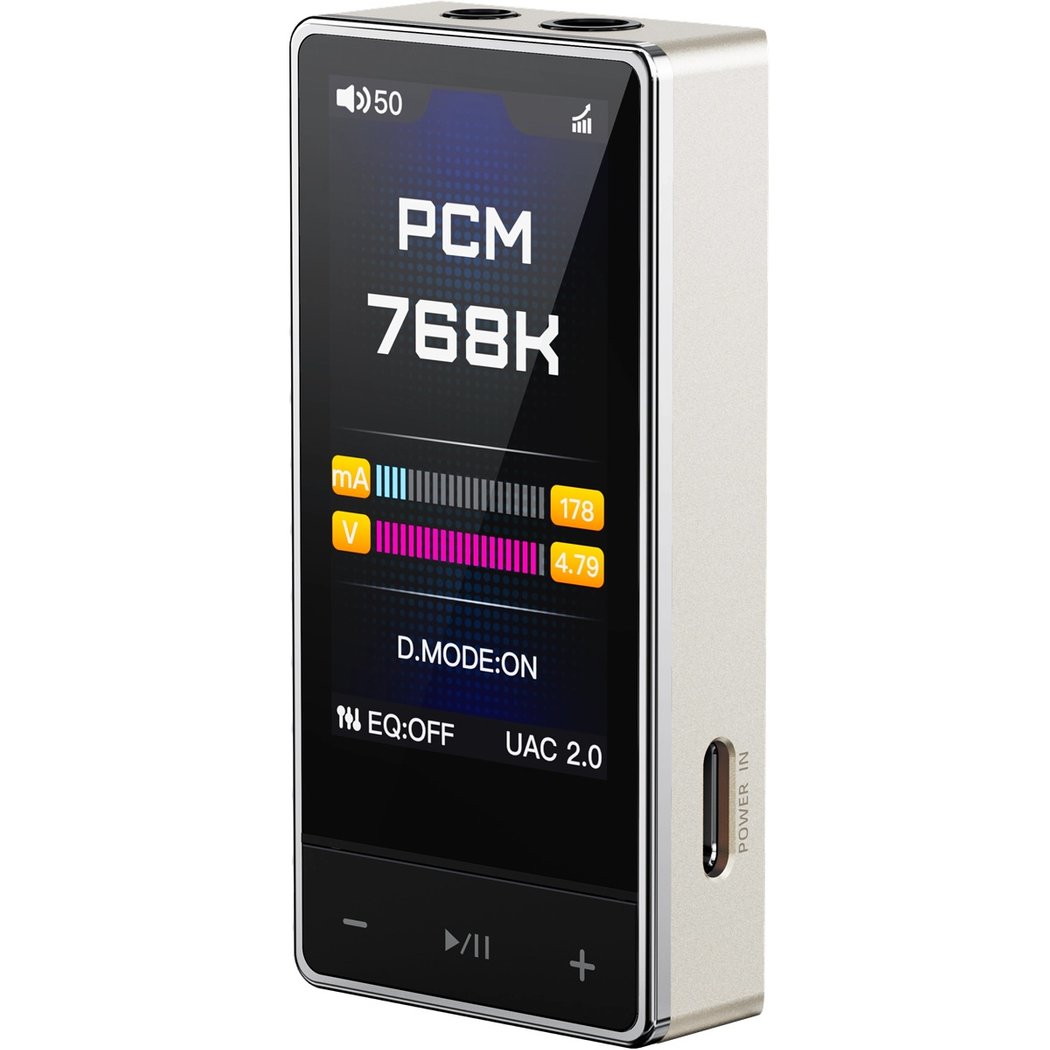 FiiO QX13 portable & desktop USB Type-C mobile DAC & headphone amplifier (Aluminium Alloy Silver Titanium)