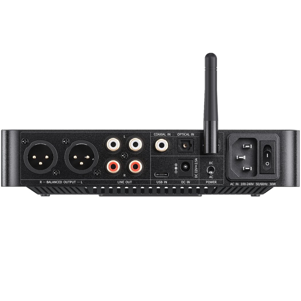 FiiO K13 R2R Balanced Wireless/Wired Bluetooth Desktop DAC  Headphone Amplifier & Coaxial / Optical / USB DAC